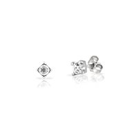 Boucles d'oreilles Zanette Gioielli Femme in Or blanc Diamante 0.16 Ct OR-GD-L-4 - OR-GD-L-4
